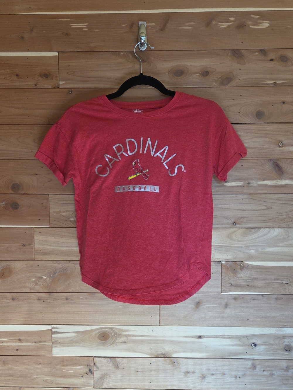 Genuine Merchandise Cardinals Crewneck Tee in Red